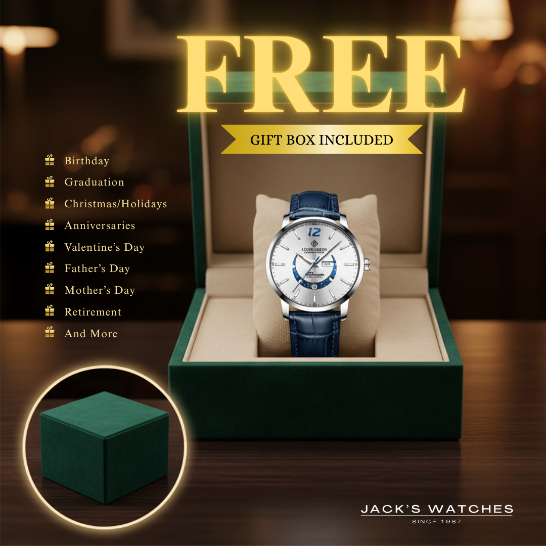 Elegant Luminous Moonphase Watch