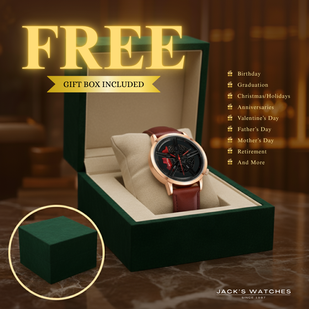 Rotating Hub Dial Quartz Watch