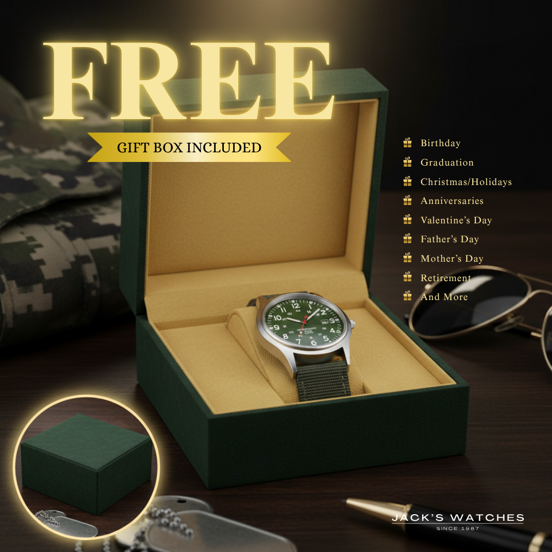 Military-Inspired Casual Wristwatch
