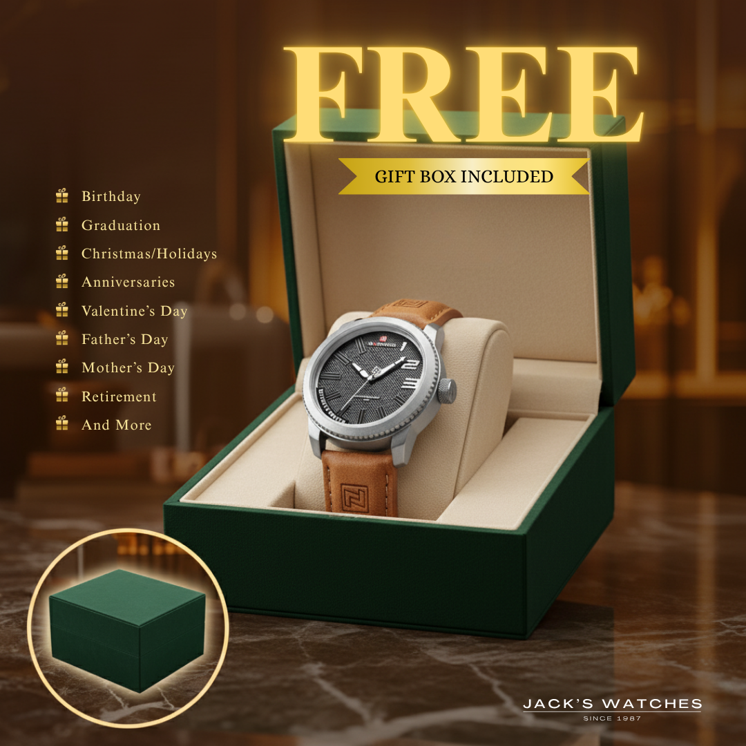 Military Sporty Shockproof Leather Watch