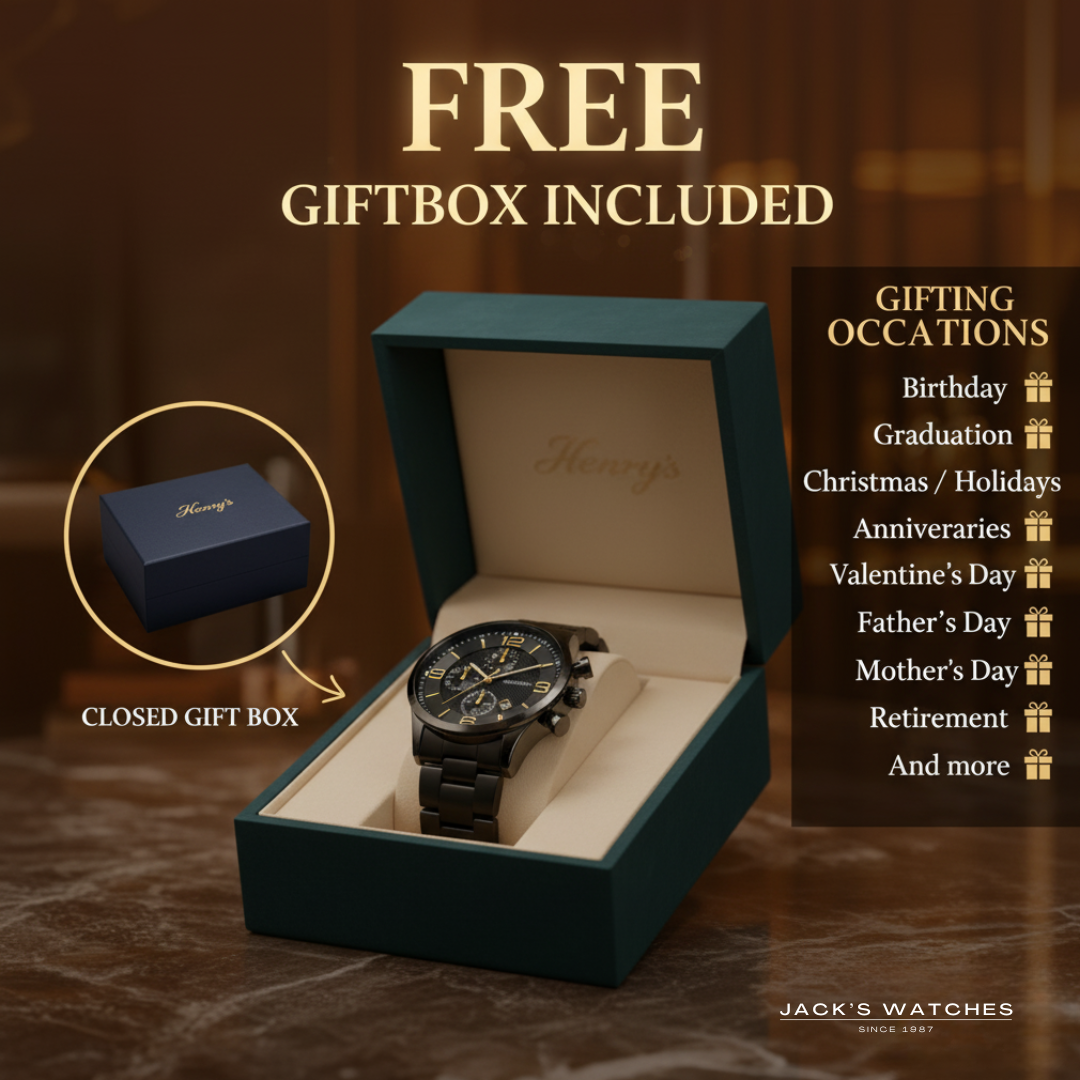 Military Leather Watch