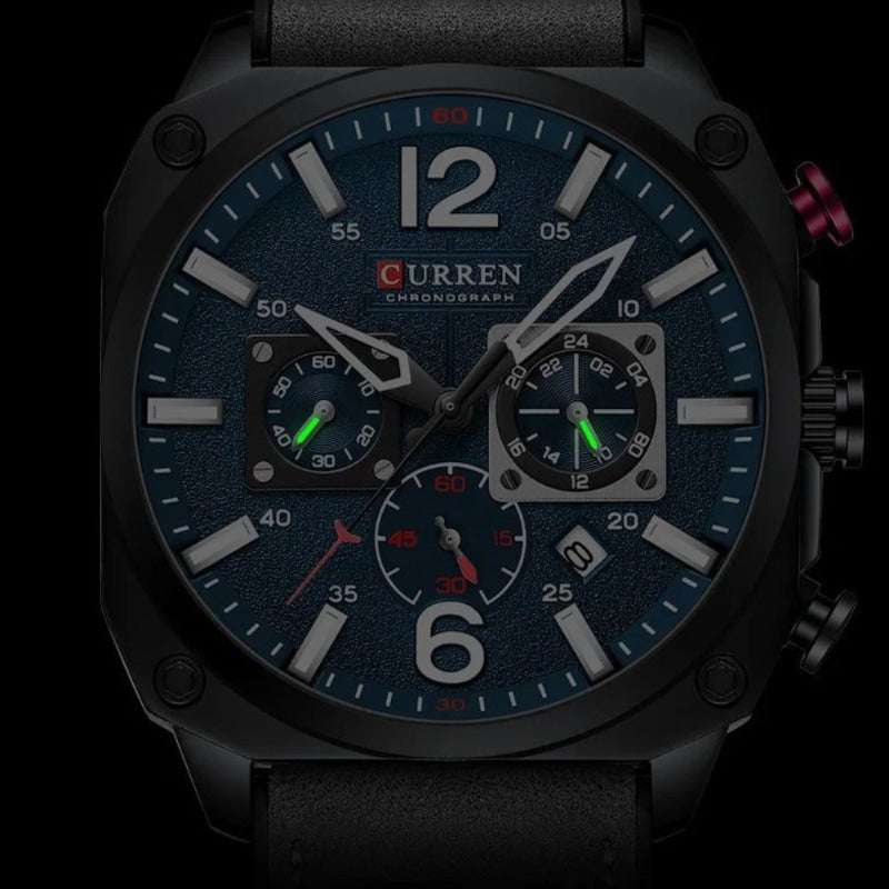 Business Leather Quartz Wrist Watch