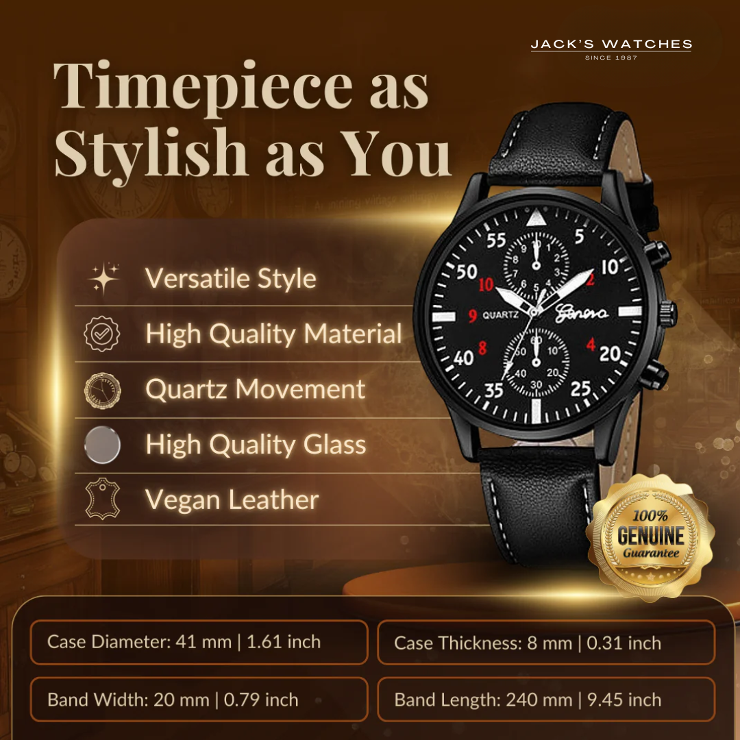 4-Piece Fashion Watch and Bracelet Set