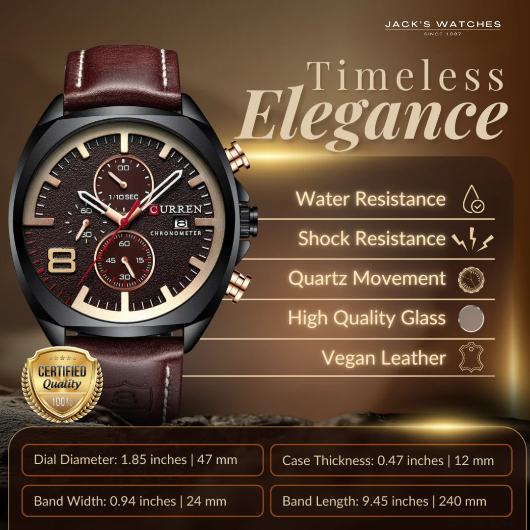 Classic Chronograph Sport Military Watch