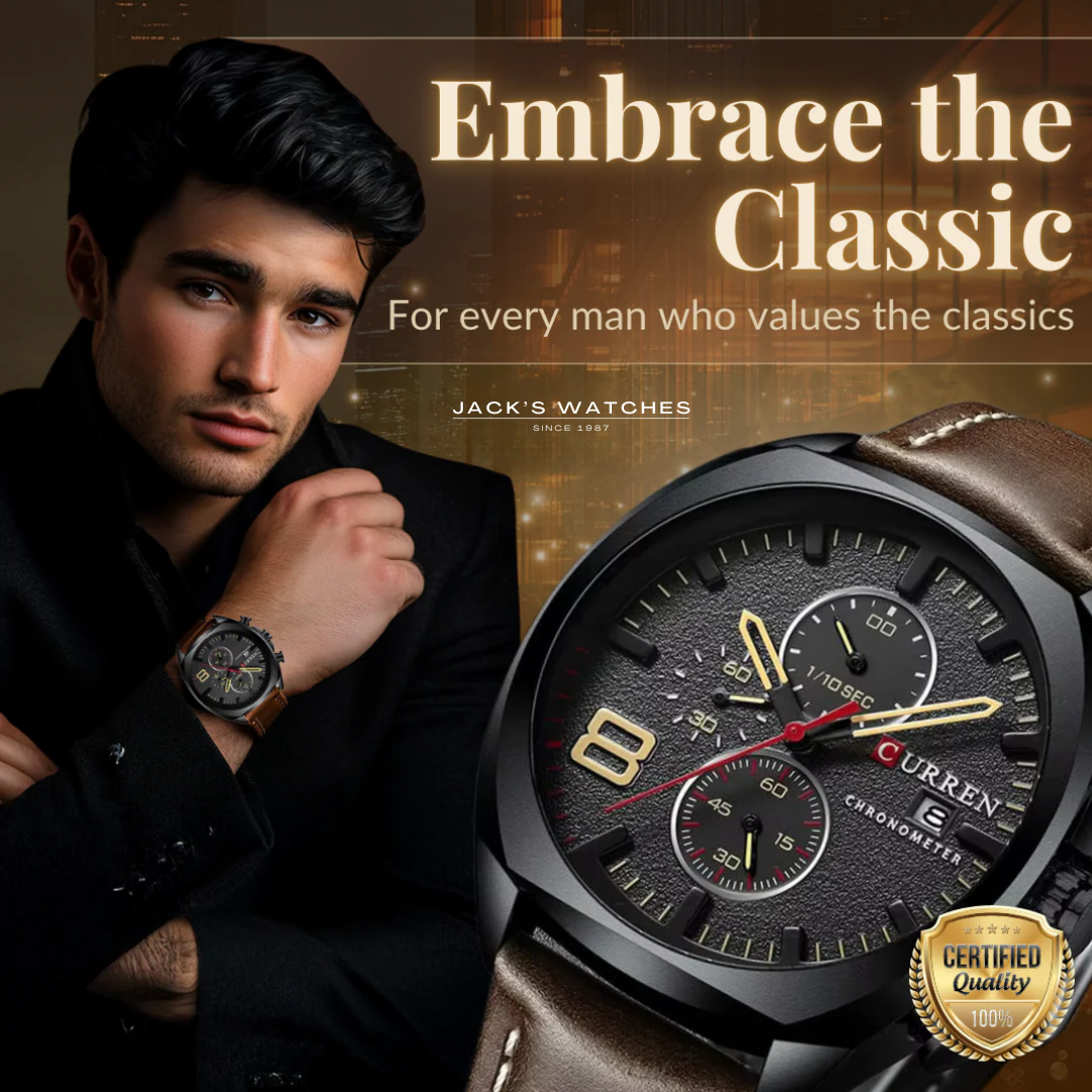 Classic Chronograph Sport Military Watch