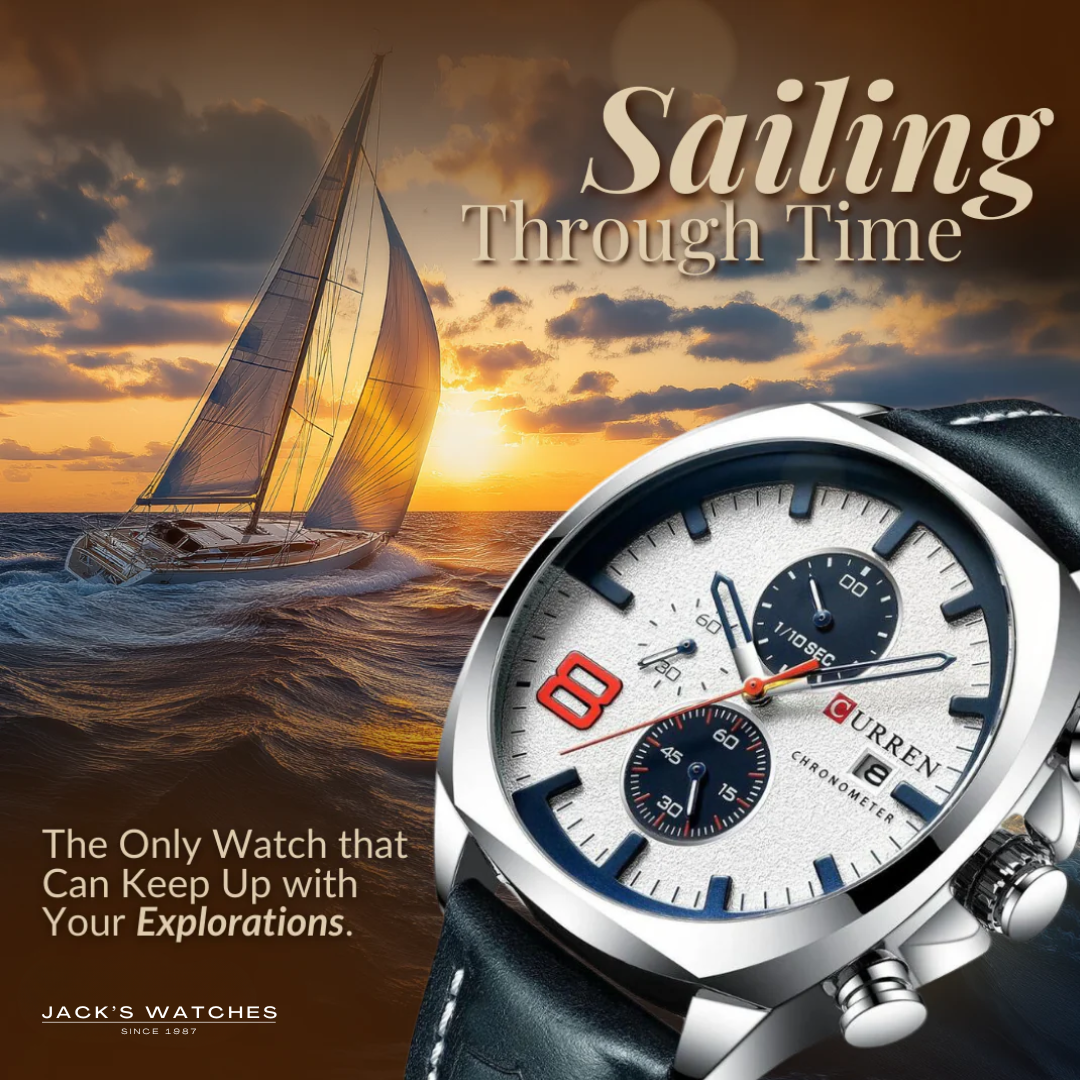 Classic Chronograph Sport Military Watch