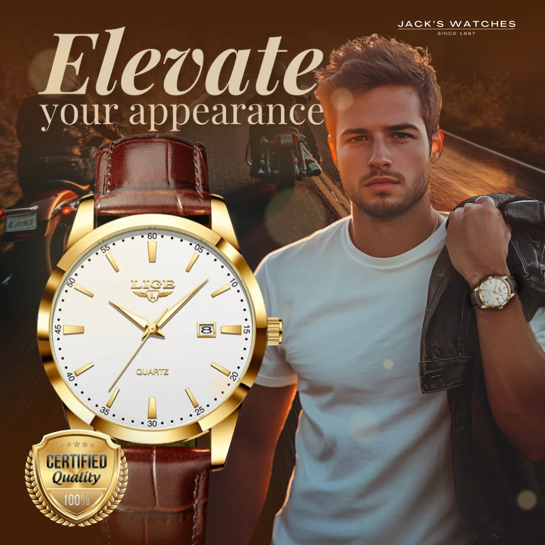 Military Leather Watch