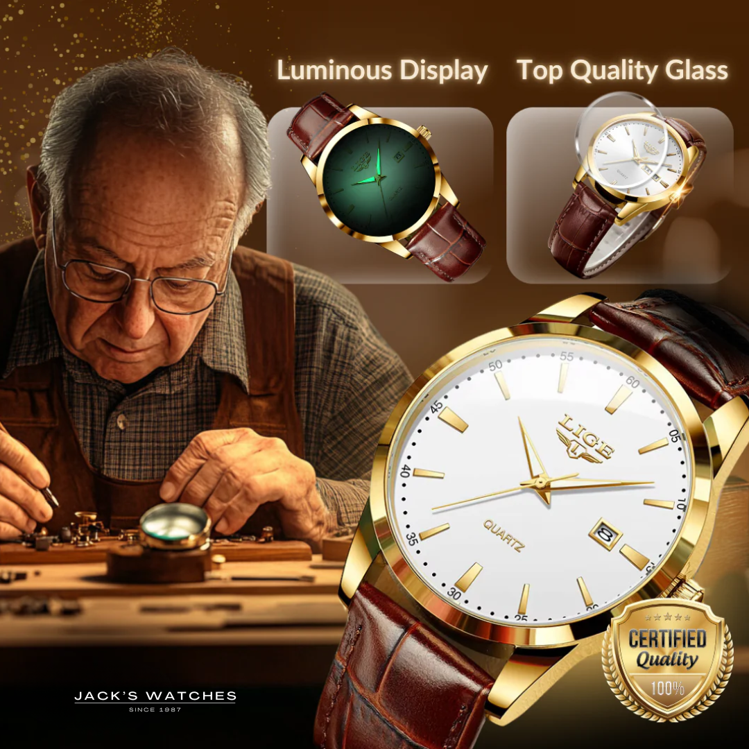 Military Leather Watch