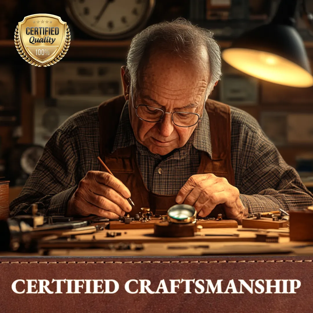 Premium Leather Band Chronograph Watch