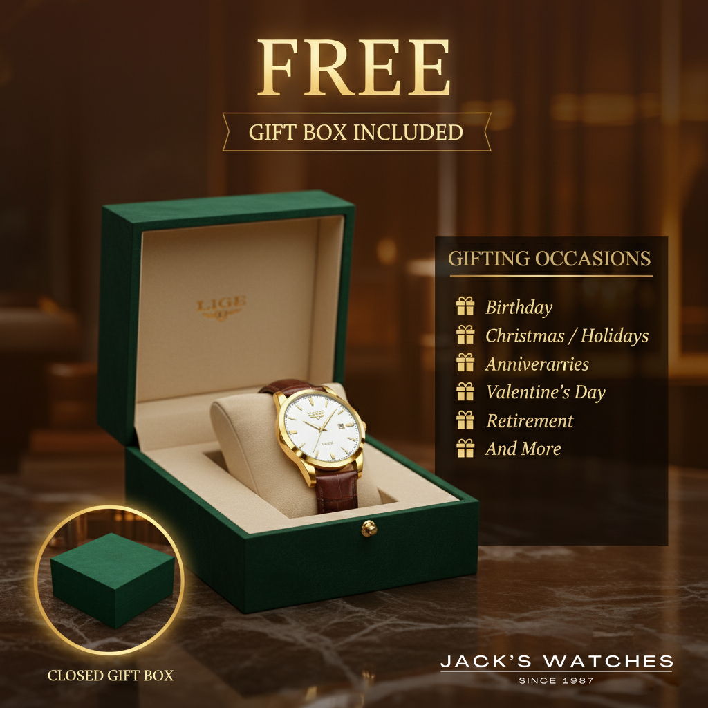 Luxury Business Leather Watch