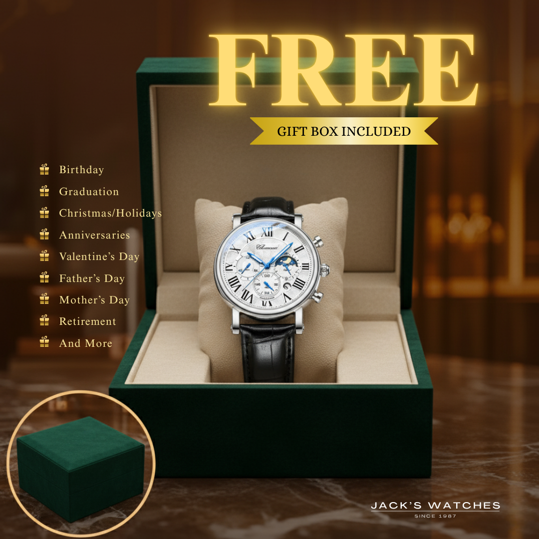 Luxury Leather Strap Quartz Watch