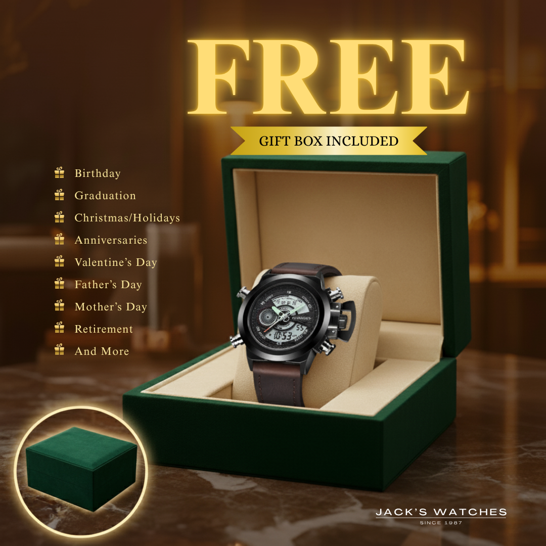 Dual Time Fashion Chronograph Watch