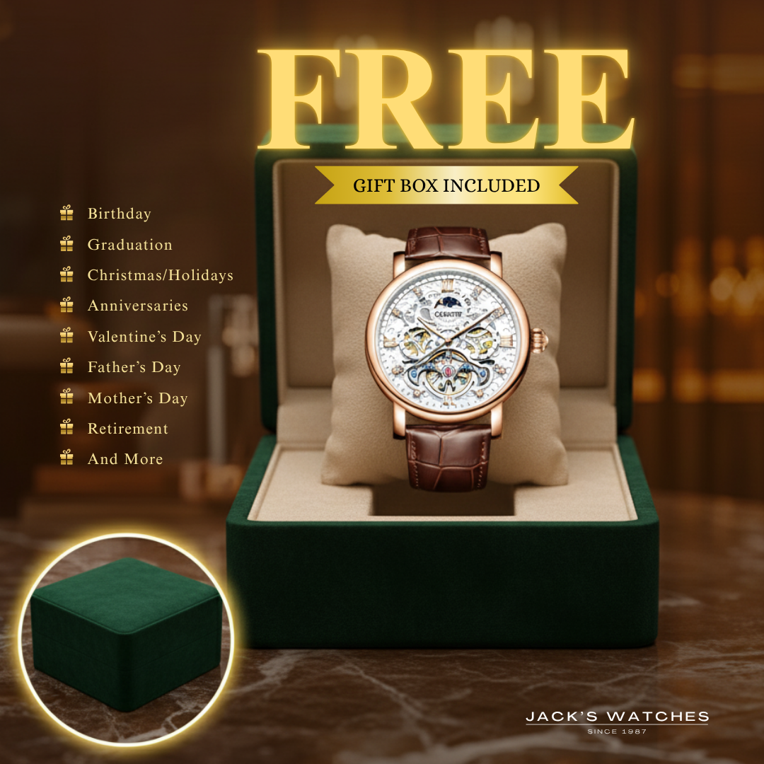 Business Leather Band Mechanical Automatic Watch