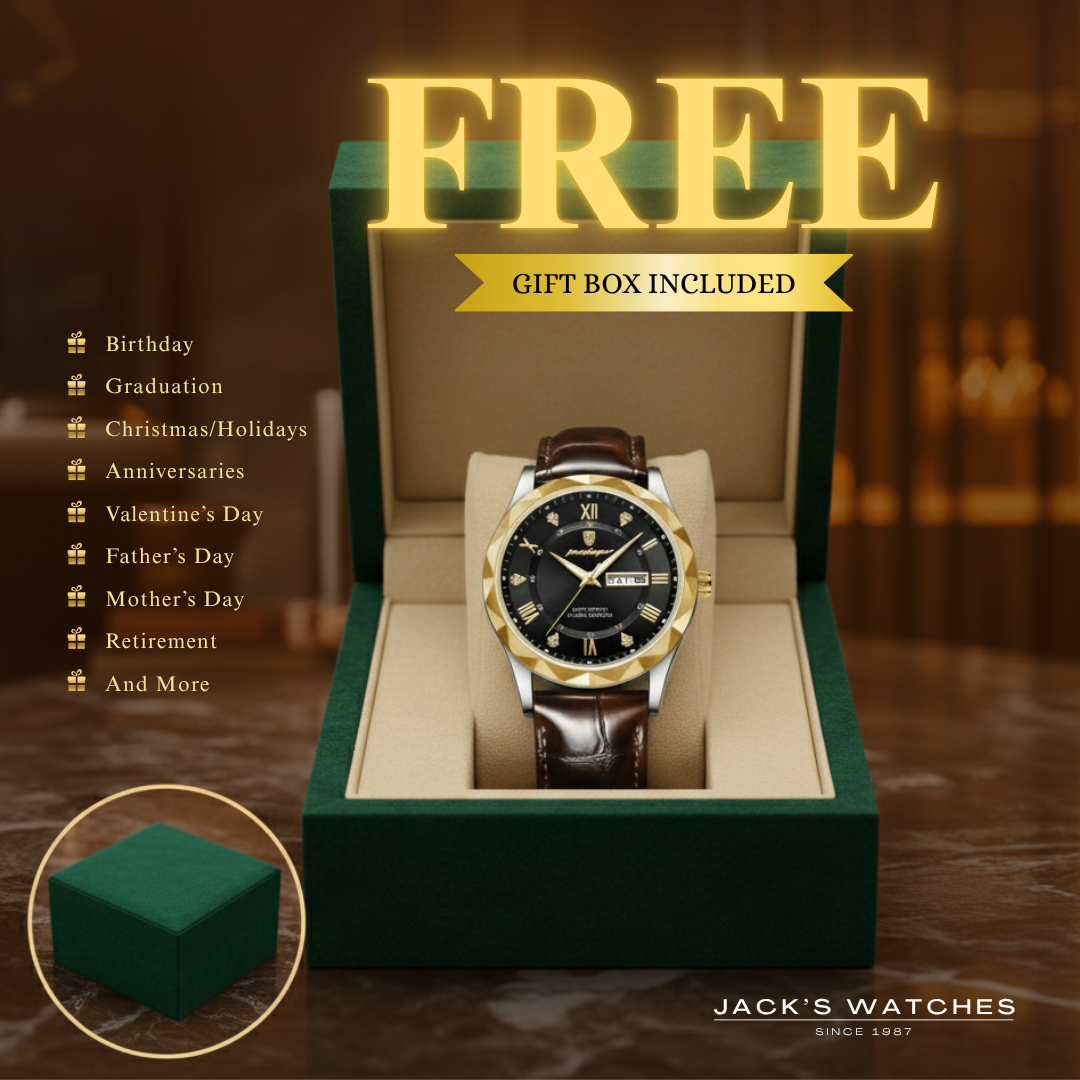 Luxury Leather Band Quartz Watch