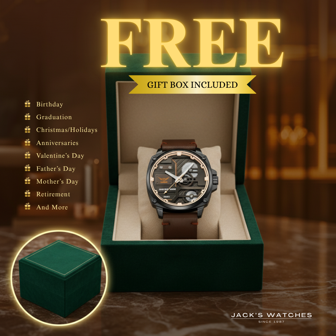 Quartz Leather Men's Watch