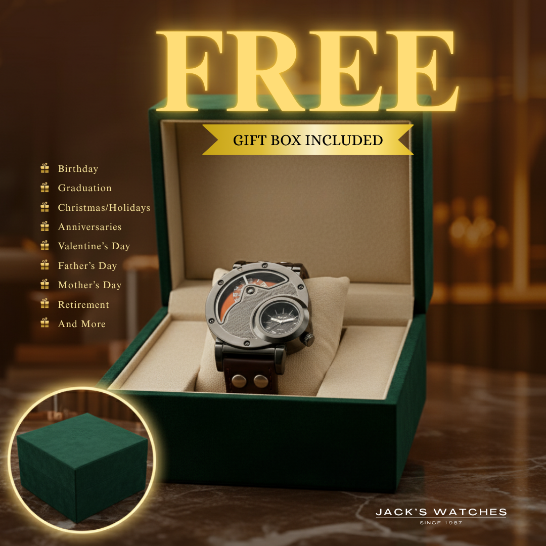 Luxury Dual Time Quartz Watch