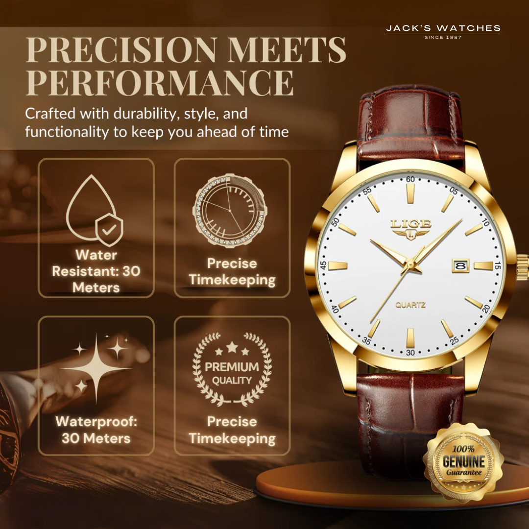 Military Leather Watch