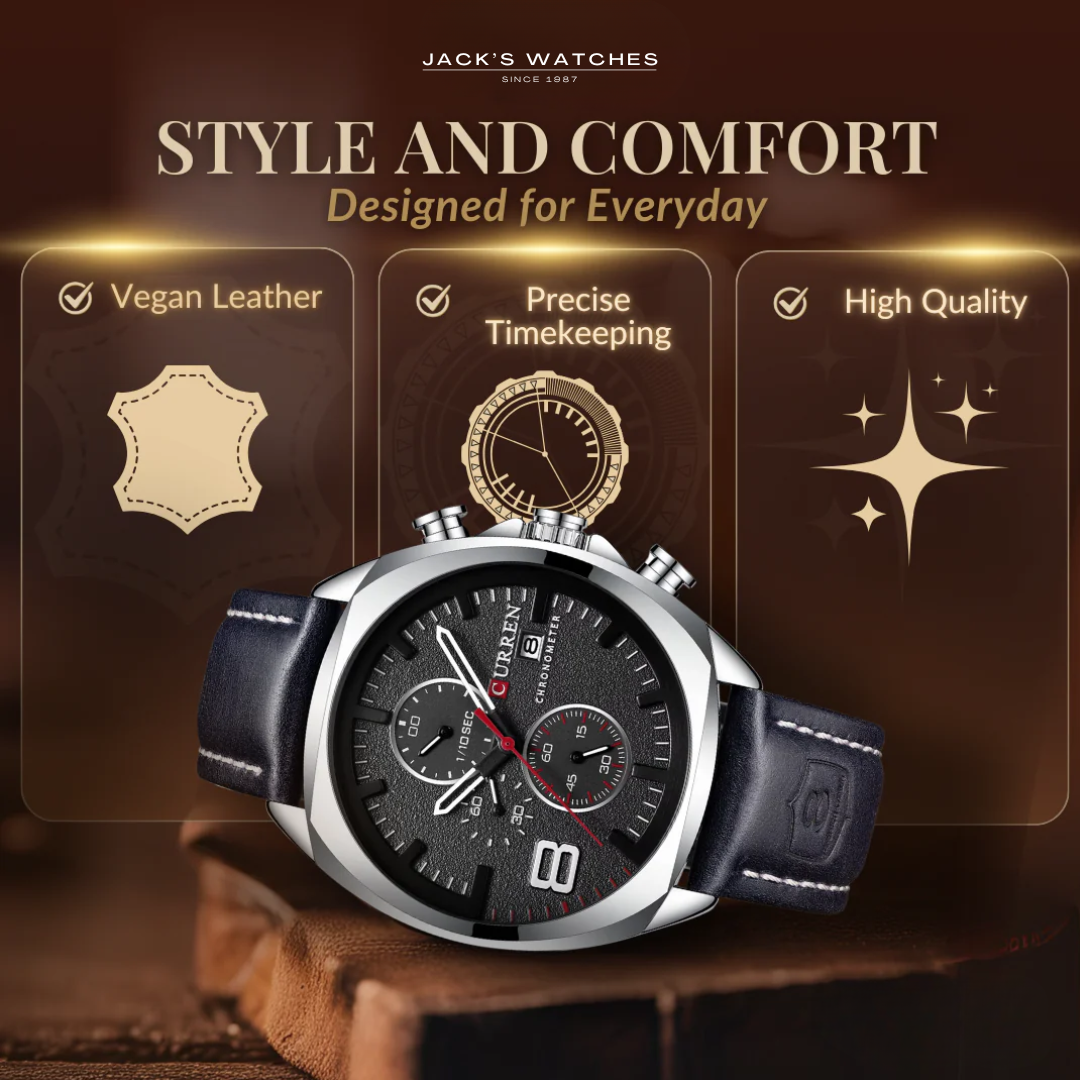 Classic Chronograph Sport Military Watch