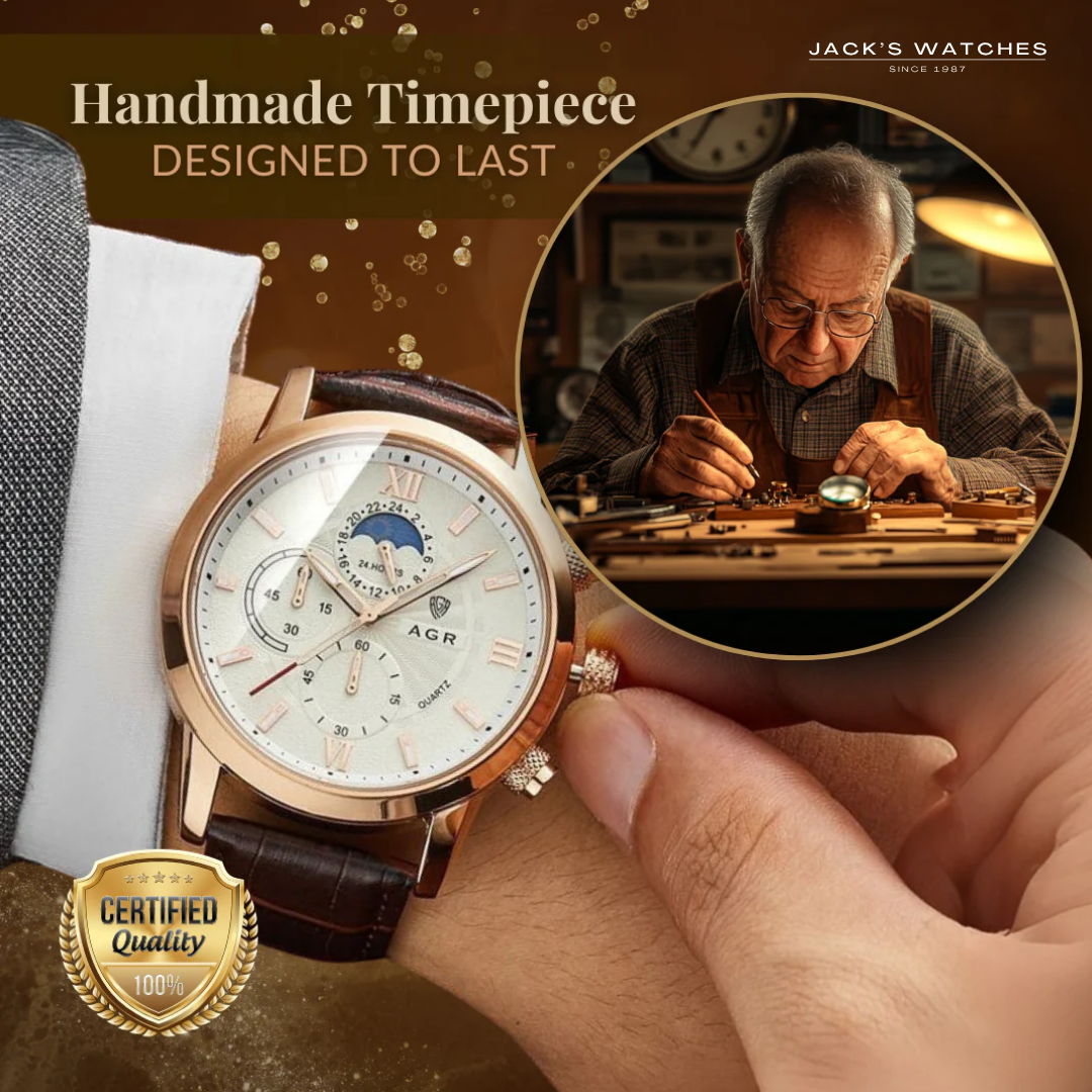 Luxury Leather Quartz Watch