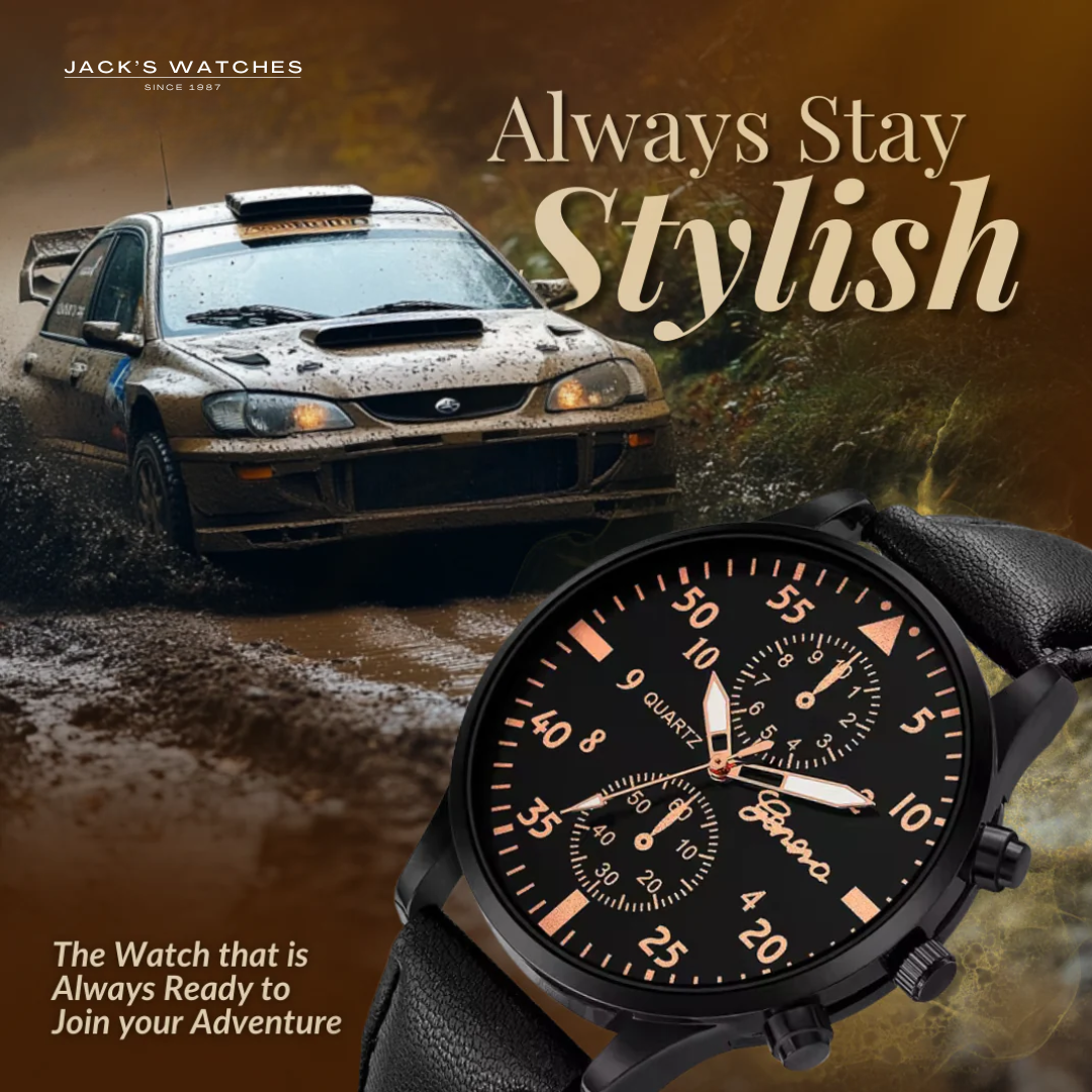 4-Piece Fashion Watch and Bracelet Set