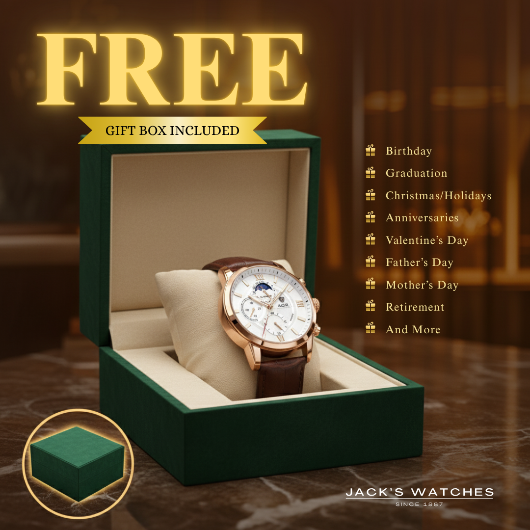 Luxury Leather Quartz Watch